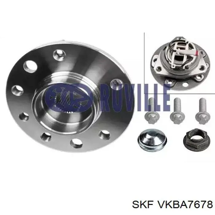 Купити VKBA7678 SKF Підшипник ступиці колеса