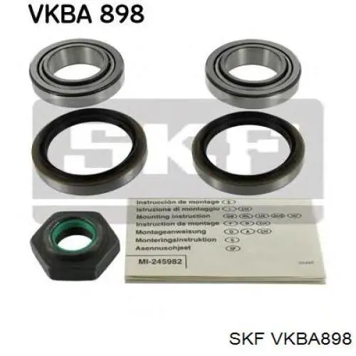 Підшипник задньої ступиці VKBA898 SKF