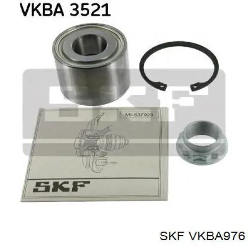 Купити VKBA976 SKF Підшипник задньої ступиці