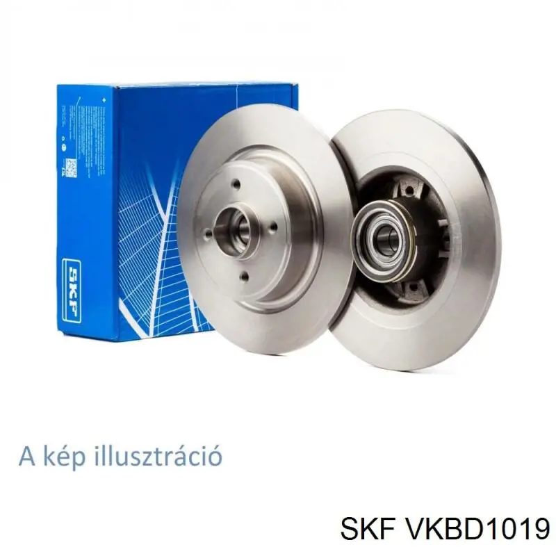 Диск гальмівний задній VKBD1019 SKF