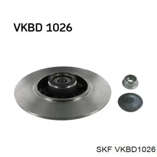 VKBD1026 SKF диск гальмівний задній