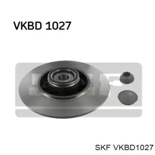 VKBD1027 SKF диск гальмівний задній