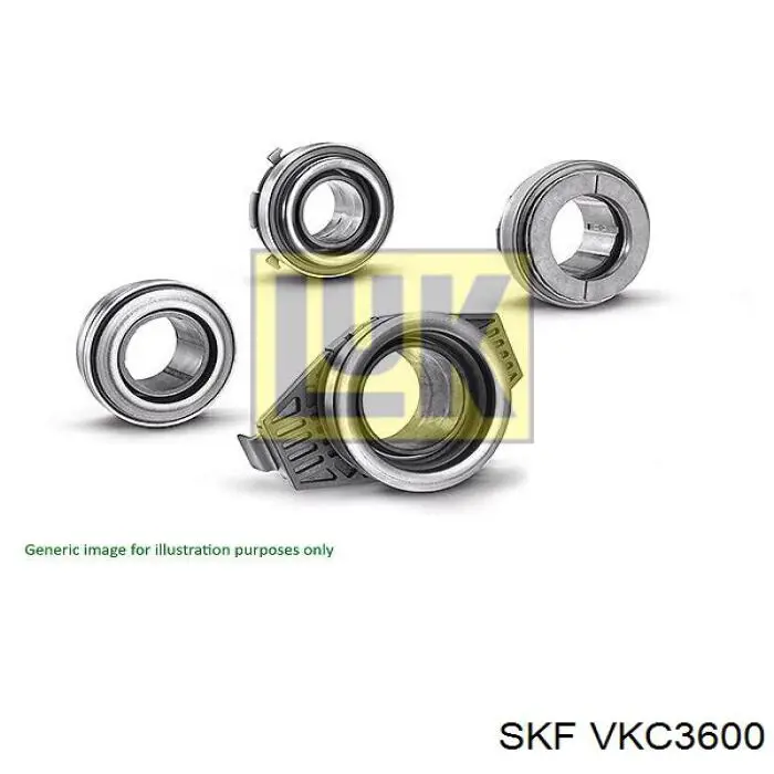Вижимний підшипник SKF VKC3600 ціна, від 19.61 USD