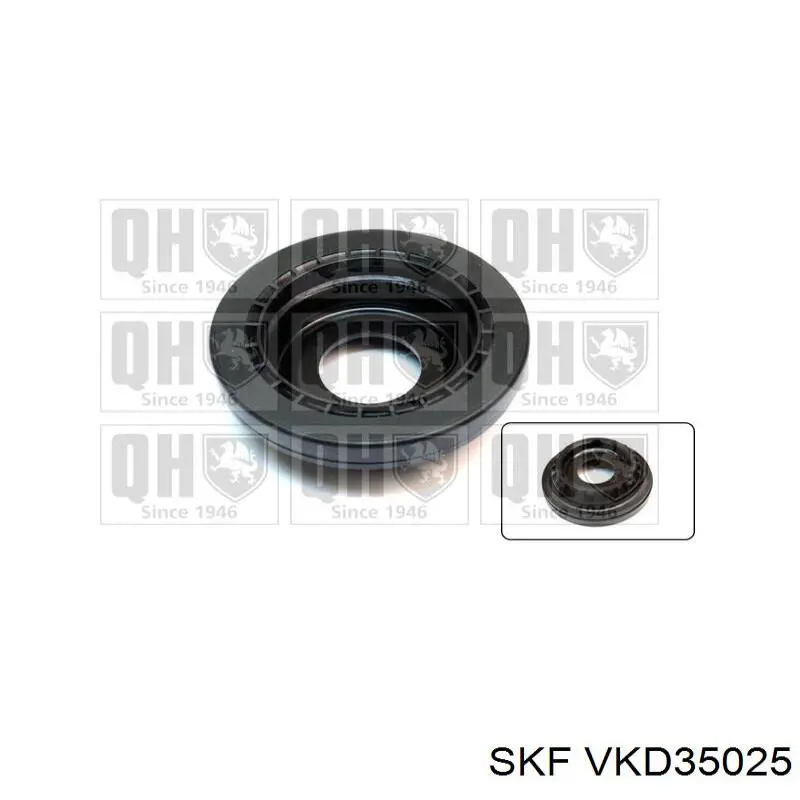 Підшипник опорний амортизатора, переднього SKF VKD35025 ціна, від 10.31 USD