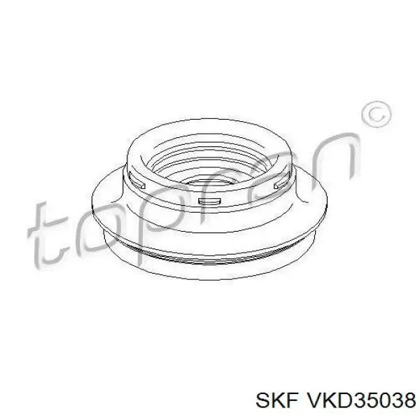 Підшипник опорний амортизатора, переднього VKD35038 SKF