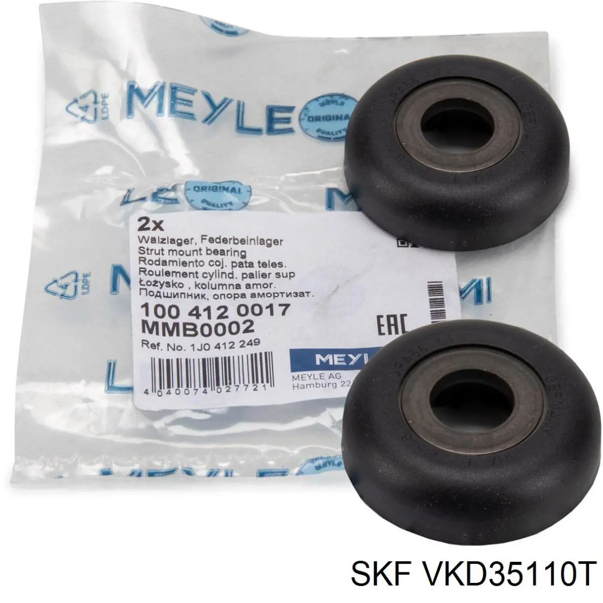 Купити VKD35110T SKF Підшипник опорний амортизатора, переднього