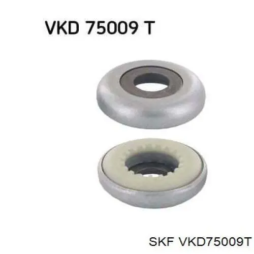 Підшипник опорний амортизатора, переднього VKD75009T SKF