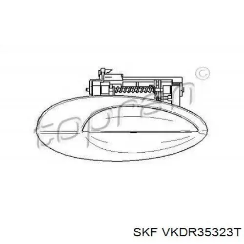 Подушка амортизатора переднього SKF VKDR35323T