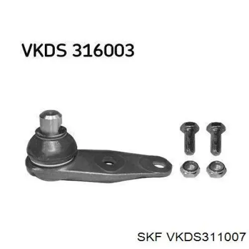 Купити VKDS311007 SKF Кульова опора, нижня, права