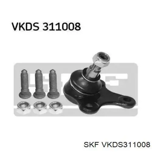 VKDS311008 SKF кульова опора, нижня, ліва