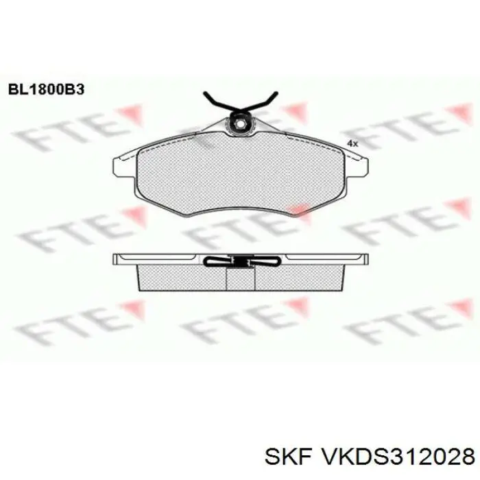 Кульова опора, нижня VKDS312028 SKF