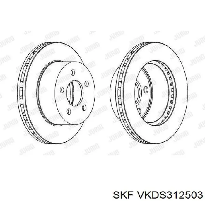 VKDS312503 SKF Кульові на авто