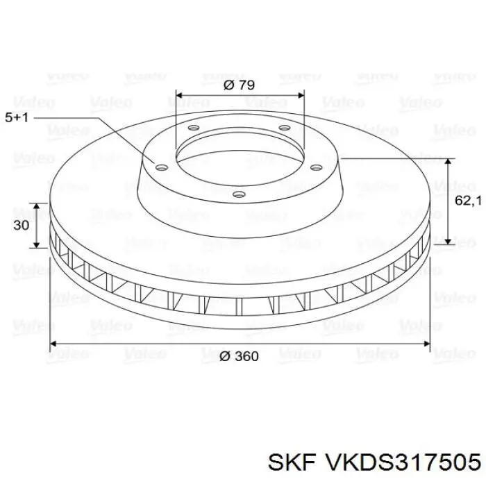 Кульова опора, нижня SKF VKDS317505 ціна, від 16.40 USD