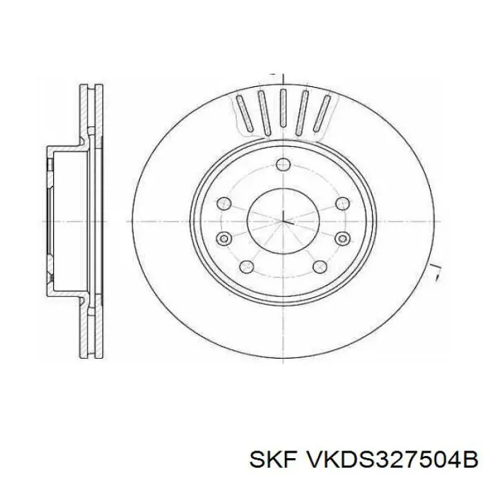 Купити VKDS327504B SKF Важіль передньої підвіски нижній, правий