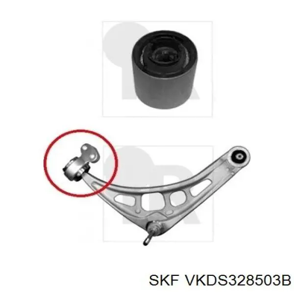 VKDS328503B SKF Важіль передньої підвіски нижній, правий