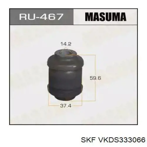 Сайлентблок нижнього важеля передньої підвіски SKF VKDS333066 ціна, від 5.90 USD