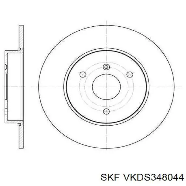 Амортизаційна стійка SKF VKDS348044 ціна, від 13.63 USD