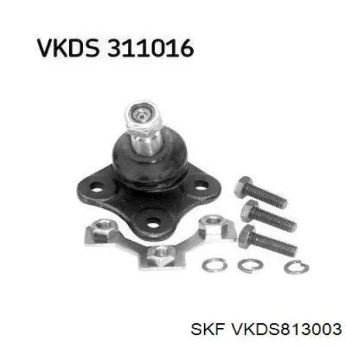 Кульова опора, верхня SKF VKDS813003 ціна, від 8.69 USD