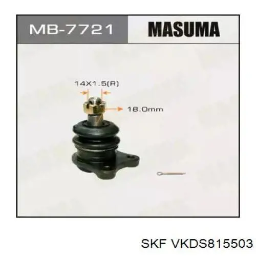 Кульова опора, верхня SKF VKDS815503 ціна, від 14.22 USD