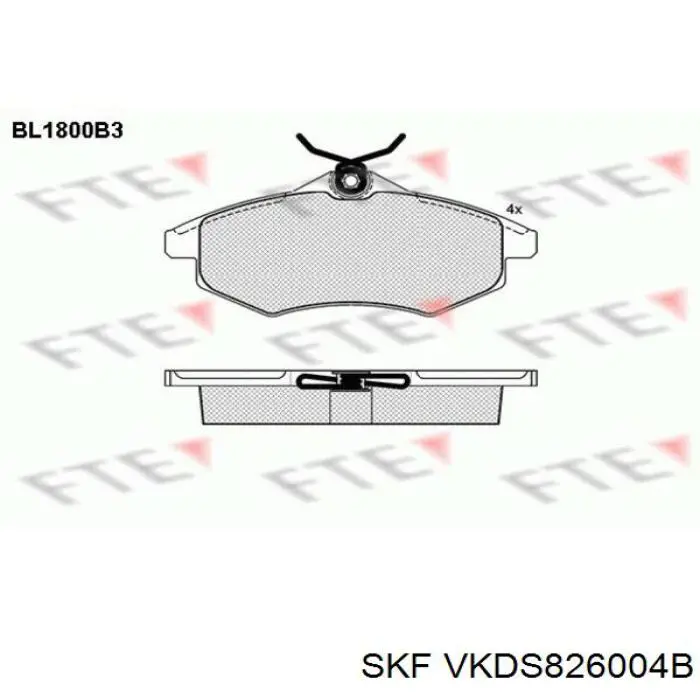 Купити VKDS826004B SKF Важіль передньої підвіски нижній, правий