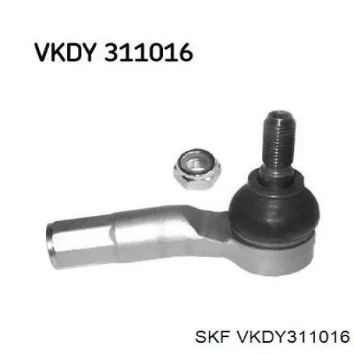 Накінечник рульової тяги, зовнішній VKDY311016 SKF