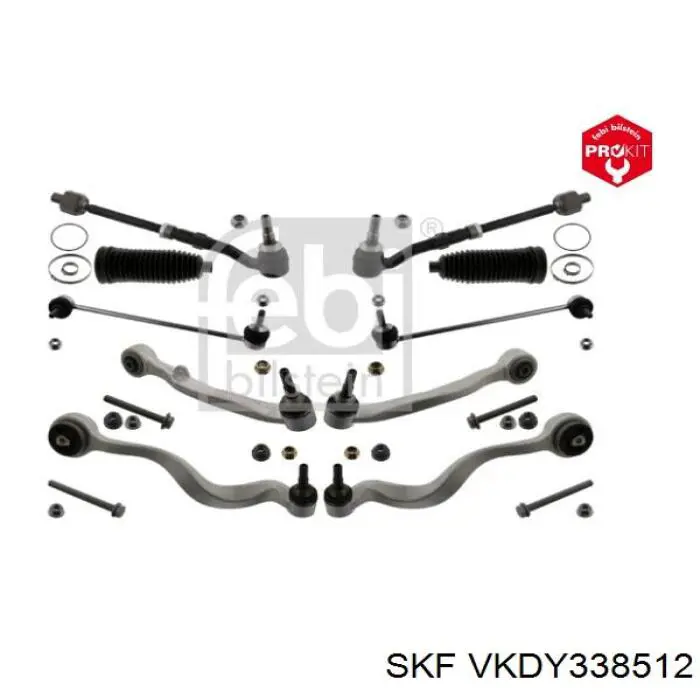 Тяга рульова в зборі SKF VKDY338512 ціна, від 37.83 USD