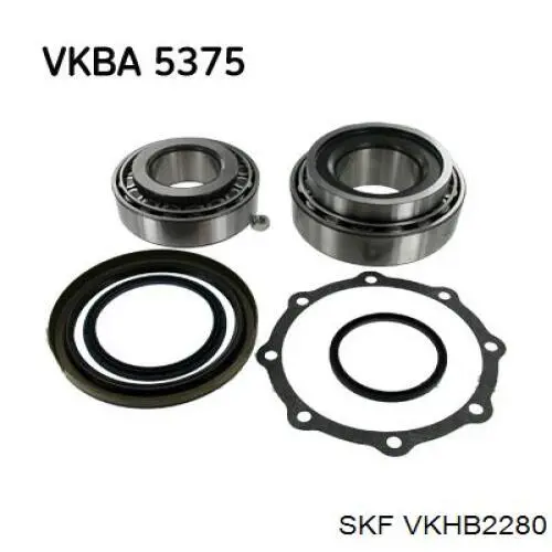 Комплект підшипник маточини передньої SKF VKHB2280 ціна, від 85.85 USD