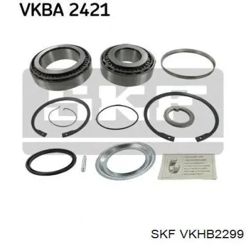 Комплект підшипник маточини передньої SKF VKHB2299 ціна, від 30.15 USD