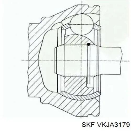 Граната колісна SKF VKJA3179 ціна, від 23.90 USD