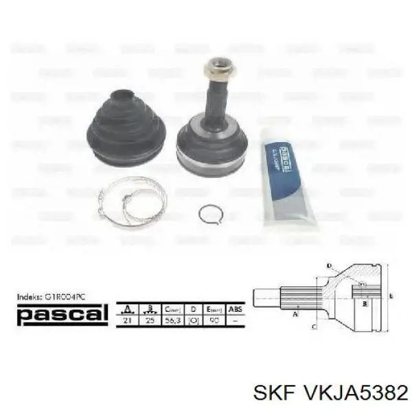 Купити VKJA5382 SKF Шарнір приводу зовнішній