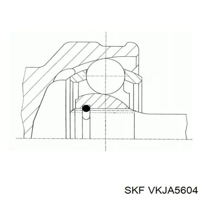 Граната колісна SKF VKJA5604 ціна, від 29.75 USD
