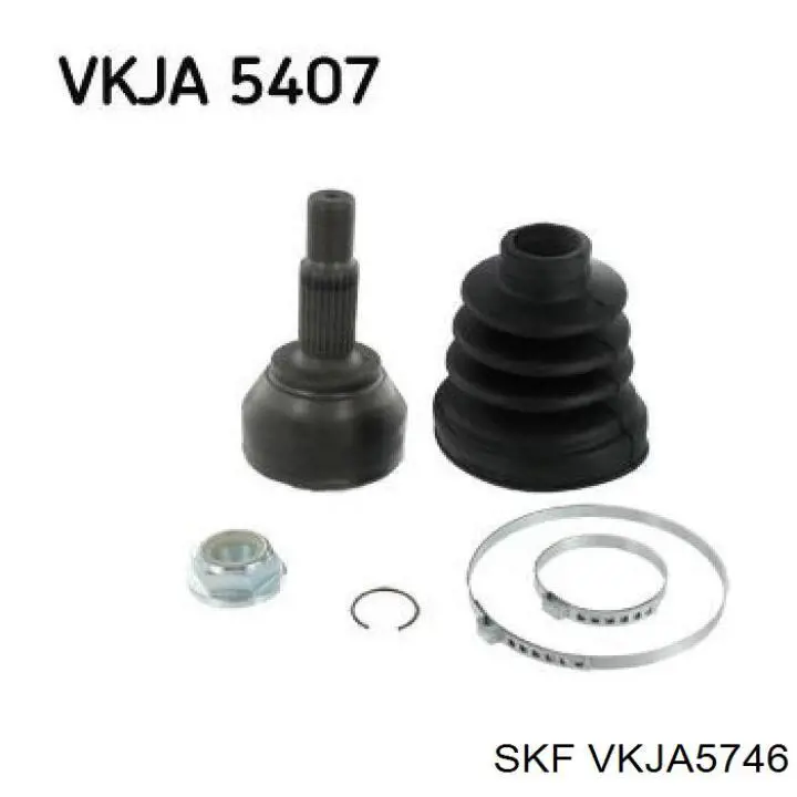 VKJA5746 SKF шрус зовнішній передній