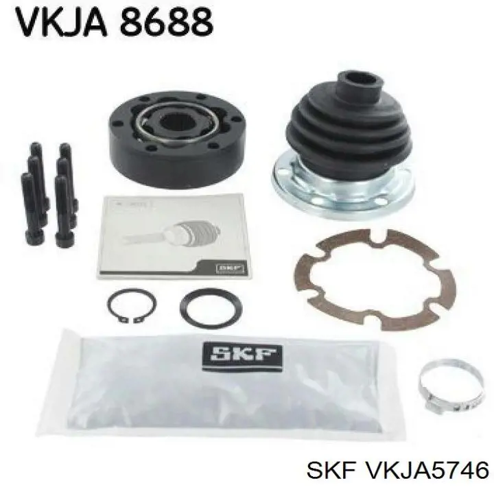 Граната колісна SKF VKJA5746 ціна, від 34.55 USD