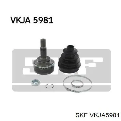 VKJA5981 SKF шрус зовнішній передній