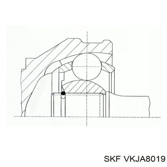 ШРКШ внутрішній, передній, правий SKF VKJA8019 ціна, від 66.89 USD