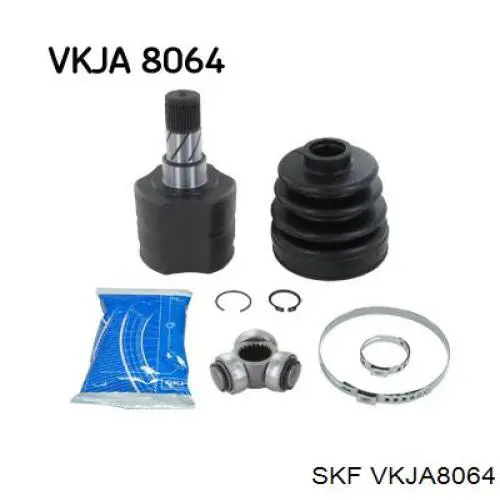 VKJA8064 SKF шрус внутрішній, передній, лівий