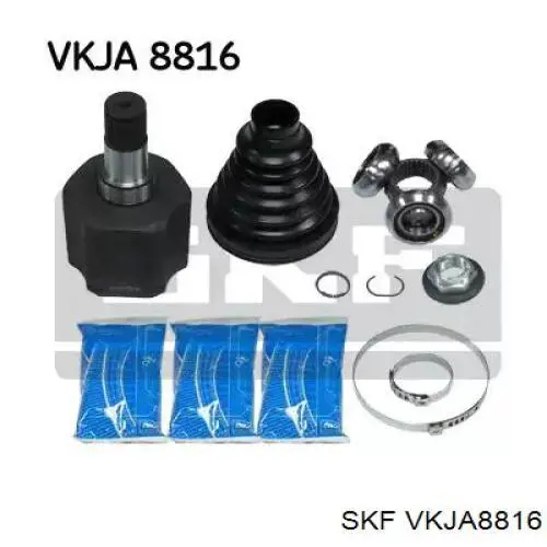 Шарнір кутових швидкостей передній лівий SKF VKJA8816 ціна, від 49.35 USD