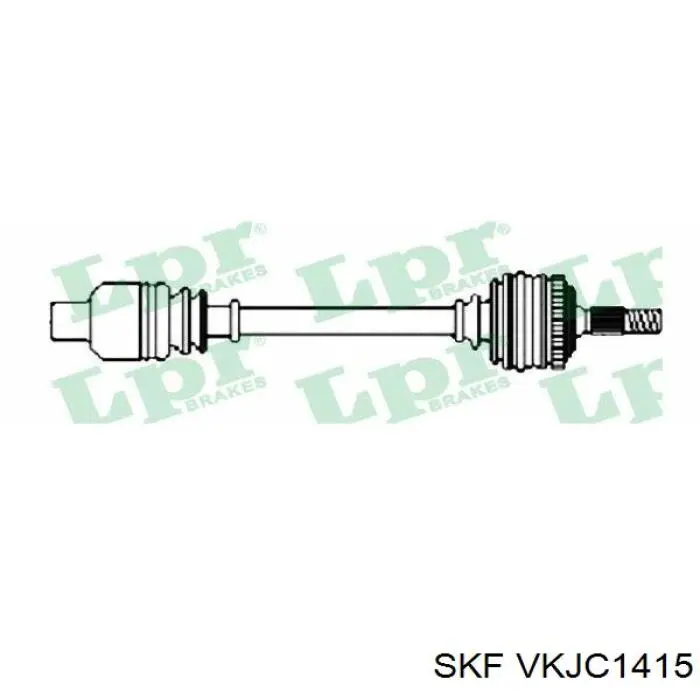 Піввісь передня, права SKF VKJC1415 ціна, від 83.81 USD