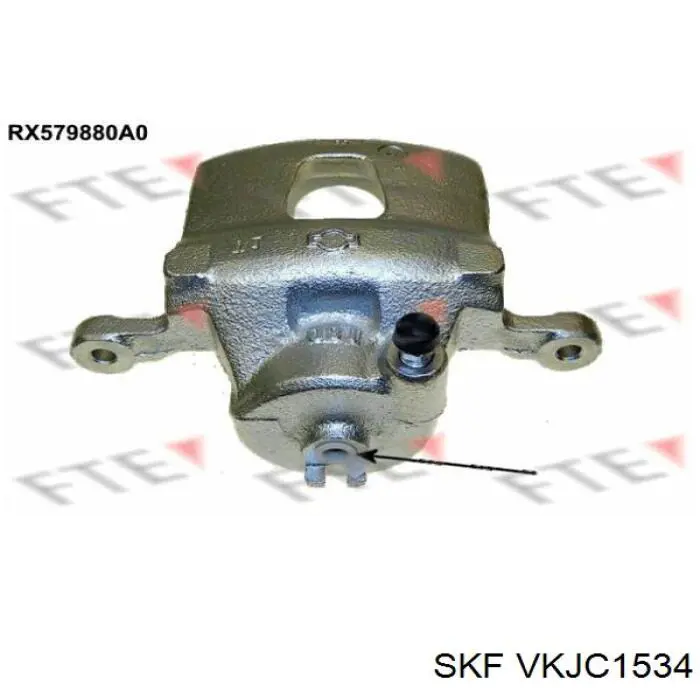 Піввісь передня ліва SKF VKJC1534