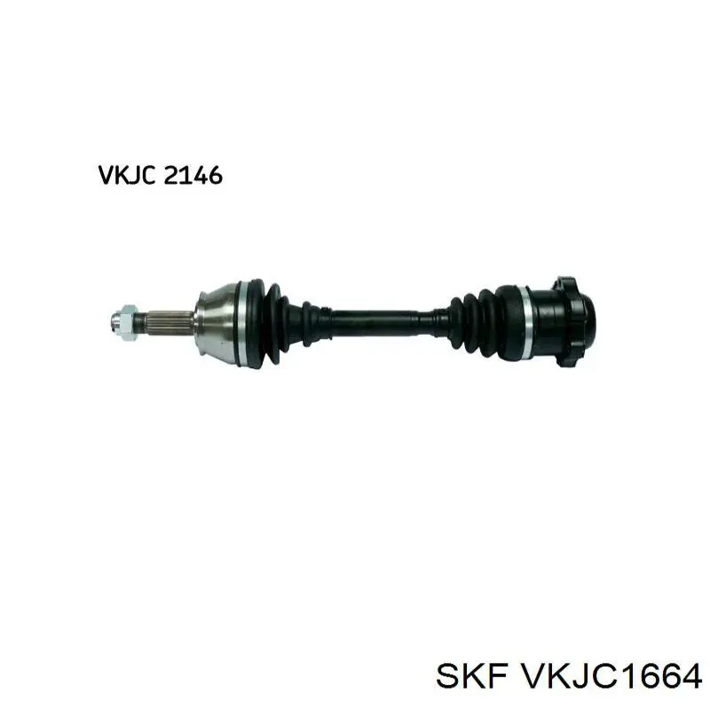 VKJC1664 SKF піввісь (привід передня, ліва)