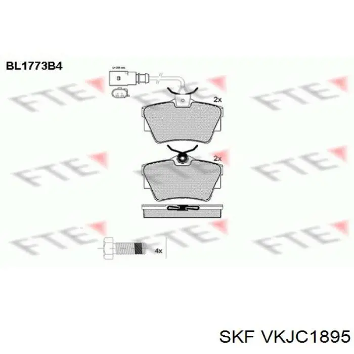 F1F63B437GA Ford Привід лівий