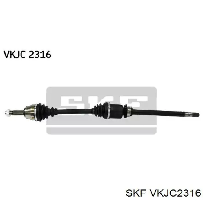 VKJC2316 SKF піввісь (привід передня, права)