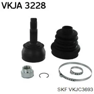 VKJC3693 SKF піввісь (привід передня, ліва)