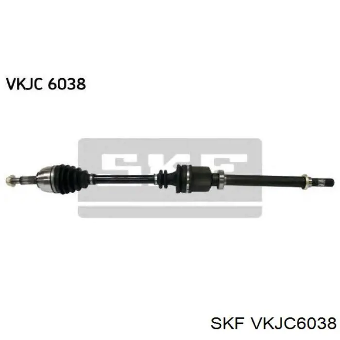 VKJC6038 SKF піввісь (привід передня, права)