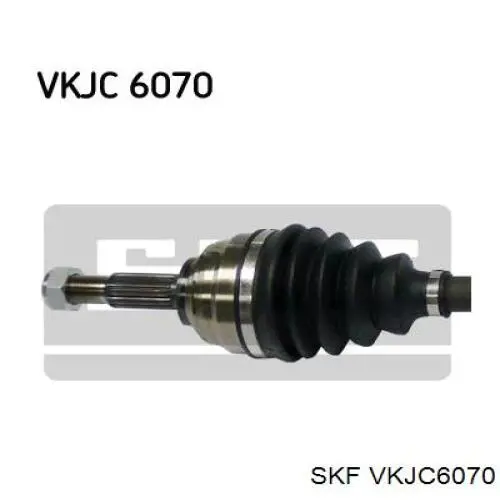 VKJC6070 SKF піввісь (привід передня, права)