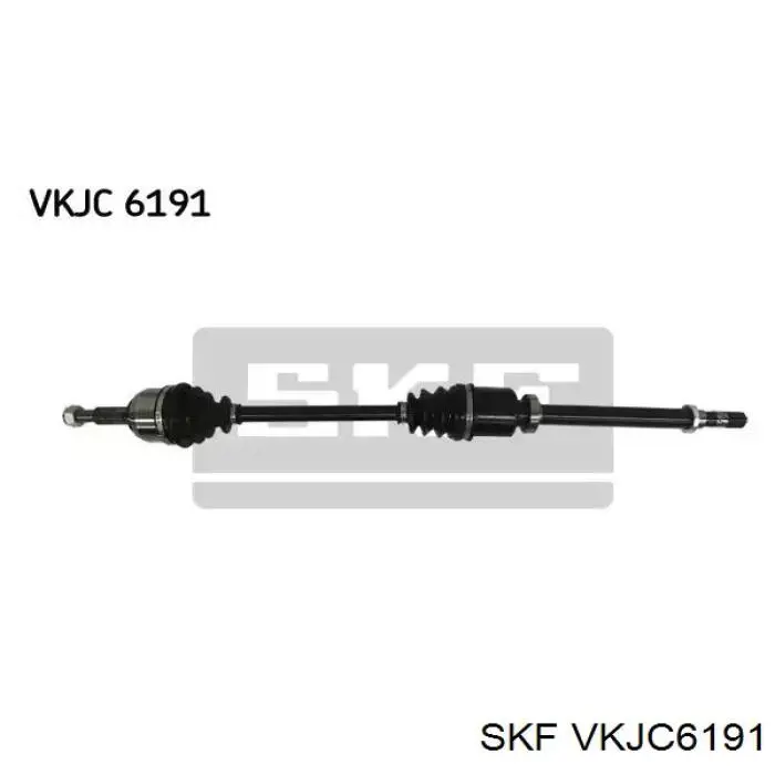 Піввісь (привід) передня, права VKJC6191 SKF