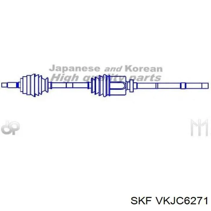 Піввісь права VKJC6271 SKF