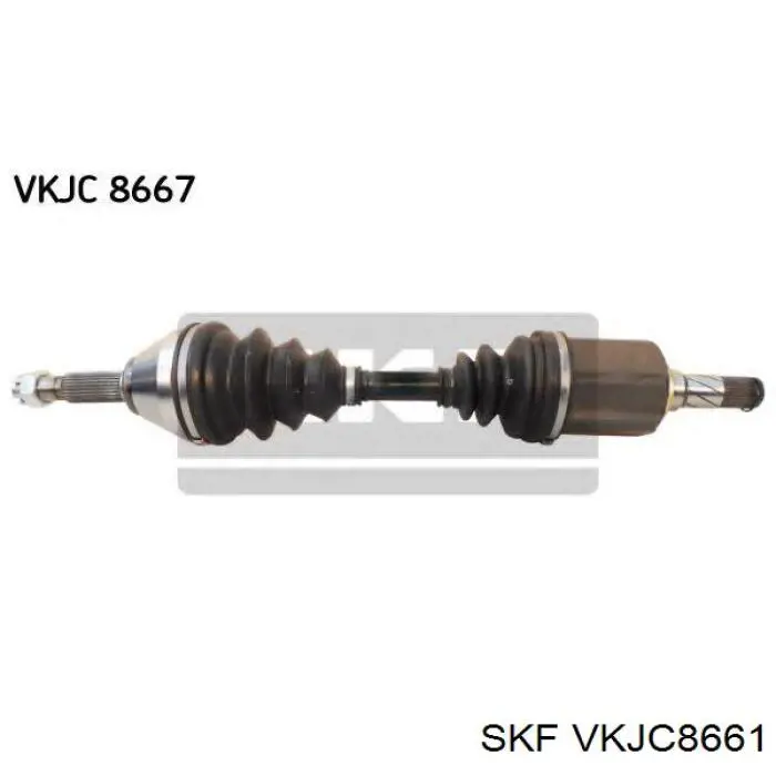 Піввісь права VKJC8661 SKF