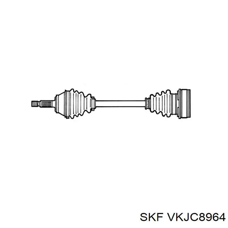 Піввісь задня, ліва VKJC8964 SKF