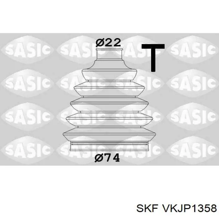 Пильник ШРУСа зовнішній, передній піввісі VKJP1358 SKF